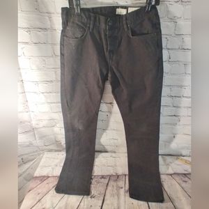 All Saints Iggy Black Button Up Jeans 30